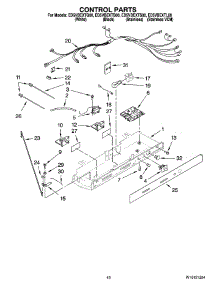 11 - Control Parts parts for Whirlpool Refrigerator ED5VBEXTL00 from AppliancePartsPros.com