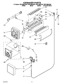 05 - Icemaker Parts parts for Whirlpool Refrigerator ER8YHMXSD00 from AppliancePartsPros.com