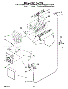 12 - Icemaker Parts, Optional Parts (Not Included) parts for Whirlpool Refrigerator ED2VHEXTQ01 from AppliancePartsPros.com