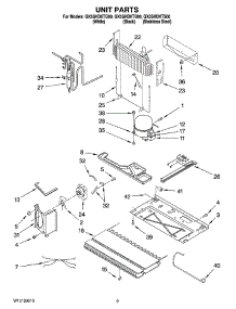 05 - Unit Parts parts for Whirlpool Refrigerator GX5SHDXTB00 from AppliancePartsPros.com