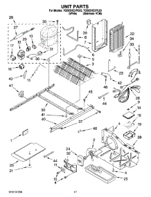 11 - Unit Parts parts for Whirlpool Refrigerator 7GS6SHEXPL03 from AppliancePartsPros.com