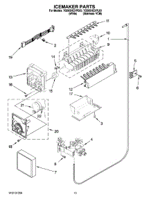 12 - Icemaker Parts, Optional Parts (Not Included) parts for Whirlpool Refrigerator 7GS6SHEXPL03 from AppliancePartsPros.com