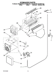 12 - Icemaker Parts, Optional Parts (Not Included) parts for Whirlpool Refrigerator ED5VBEXTS00 from AppliancePartsPros.com