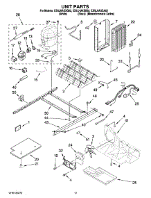 11 - Unit Parts parts for Whirlpool Refrigerator ES5LHAXSQ02 from AppliancePartsPros.com