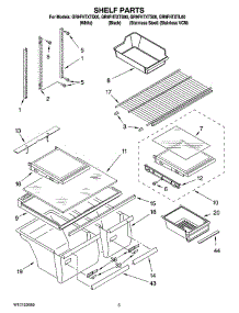 03 - Shelf Parts parts for Whirlpool Refrigerator GR9FHTXTS00 from AppliancePartsPros.com