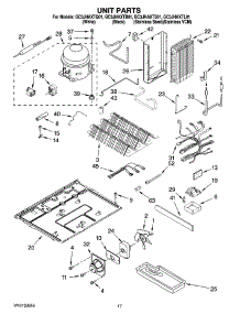 11 - Unit Parts parts for Whirlpool Refrigerator GC3JHAXTL01 from AppliancePartsPros.com