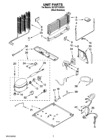 04 - Unit Parts parts for Whirlpool Refrigerator 8GT2FTKXSS01 from AppliancePartsPros.com