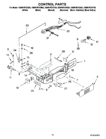 10 - Control Parts parts for Whirlpool Refrigerator GS6NVEXSQ00 from AppliancePartsPros.com