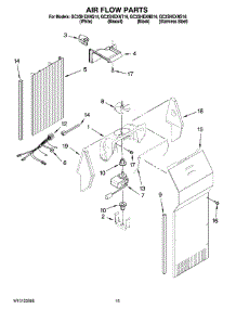 09 - Air Flow Parts parts for Whirlpool Refrigerator GC3SHEXNS16 from AppliancePartsPros.com