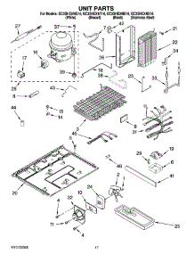 11 - Unit Parts parts for Whirlpool Refrigerator GC3SHEXNS16 from AppliancePartsPros.com