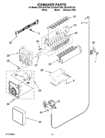12 - Icemaker Parts, Optional Parts (Not Included) parts for Whirlpool Refrigerator ED5JVAXTB00 from AppliancePartsPros.com