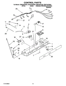 11 - Control Parts parts for Whirlpool Refrigerator ES2FHAXSB02 from AppliancePartsPros.com
