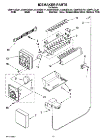12 - Icemaker Parts, Optional Parts (Not Included) parts for Whirlpool Refrigerator GS6NVEXSB01 from AppliancePartsPros.com