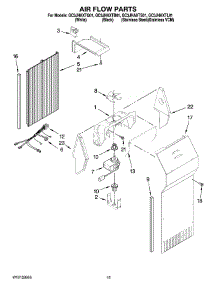 09 - Air Flow Parts parts for Whirlpool Refrigerator GC3JHAXTQ01 from AppliancePartsPros.com