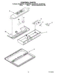 10 - Control Parts parts for Whirlpool Refrigerator GC3JHAXTQ01 from AppliancePartsPros.com