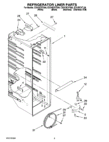 02 - Refrigerator Liner Parts parts for Whirlpool Refrigerator ED5VBEXTB00 from AppliancePartsPros.com