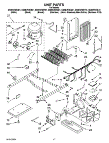 11 - Unit Parts parts for Whirlpool Refrigerator GS6NVEXST01 from AppliancePartsPros.com