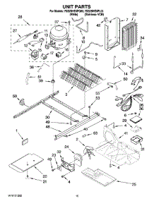 09 - Unit Parts parts for Whirlpool Refrigerator 7GS2SHEXPQ03 from AppliancePartsPros.com