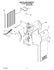 09 - Air Flow Parts parts for Whirlpool Refrigerator 7GS5FHAXTA00 from AppliancePartsPros.com
