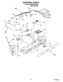 10 - Control Parts parts for Whirlpool Refrigerator 7GS5FHAXTA00 from AppliancePartsPros.com