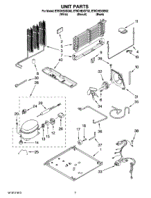 04 - Unit Parts parts for Whirlpool Refrigerator ET8CHEXSB02 from AppliancePartsPros.com