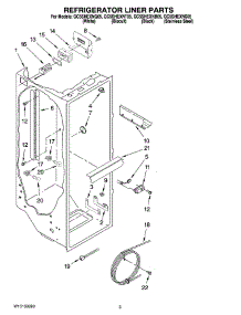 02 - Refrigerator Liner Parts parts for Whirlpool Refrigerator GC5SHEXNT05 from AppliancePartsPros.com