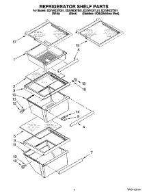 03 - Refrigerator Shelf Parts parts for Whirlpool Refrigerator ED2VHEXTL01 from AppliancePartsPros.com