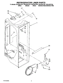 02 - Refrigerator Liner Parts parts for Whirlpool Refrigerator ED5JHAXTL01 from AppliancePartsPros.com