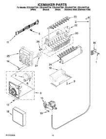 12 - Icemaker Parts, Optional Parts (Not Included) parts for Whirlpool Refrigerator ED5JHAXTL01 from AppliancePartsPros.com