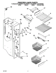 04 - Freezer Liner Parts parts for Whirlpool Refrigerator GC5THEXNS01 from AppliancePartsPros.com