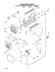 12 - Icemaker Parts parts for Whirlpool Refrigerator GC5THGXKQ01 from AppliancePartsPros.com