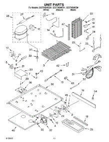09 - Unit Parts parts for Whirlpool Refrigerator GC5THGXKQ01 from AppliancePartsPros.com
