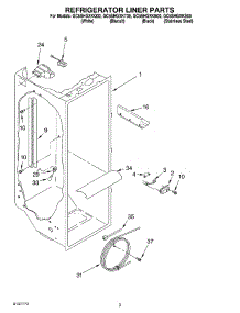 02 - Refrigerator Liner Parts parts for Whirlpool Refrigerator GC5SHGXKT00 from AppliancePartsPros.com