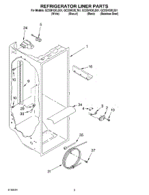 02 - Refrigerator Liner Parts parts for Whirlpool Refrigerator GC5SHGXLS01 from AppliancePartsPros.com
