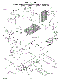 09 - Unit Parts parts for Whirlpool Refrigerator GC5SHGXLQ01 from AppliancePartsPros.com