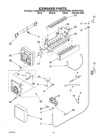 12 - Icemaker Parts, Parts Not Illustrated parts for Whirlpool Refrigerator GC5SHGXKQ00 from AppliancePartsPros.com