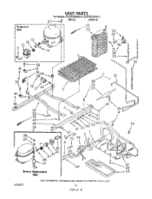 10 - Unit parts for Whirlpool Refrigerator ED27DQXWN12 from AppliancePartsPros.com