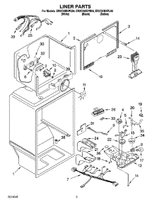 03 - Liner Parts parts for Whirlpool Refrigerator ER2CHMXPB04 from AppliancePartsPros.com