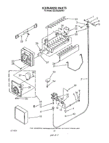 13 - Icemaker , Not Illustrated parts for Whirlpool Refrigerator ED27DQXWN01 from AppliancePartsPros.com