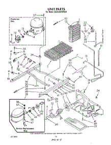 10 - Unit parts for Whirlpool Refrigerator ED27DQXWN00 from AppliancePartsPros.com