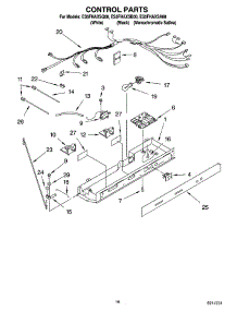 10 - Control Parts parts for Whirlpool Refrigerator ES5FHAXSB00 from AppliancePartsPros.com