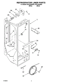 02 - Refrigerator Liner Parts parts for Whirlpool Refrigerator GC5CHAXNQ00 from AppliancePartsPros.com