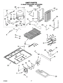 11 - Unit Parts parts for Whirlpool Refrigerator GC5CHAXNQ00 from AppliancePartsPros.com