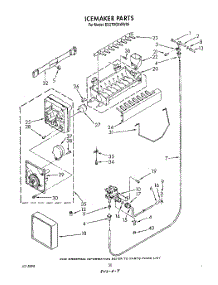 13 - Ice Maker , Not Illustrated parts for Whirlpool Refrigerator ED27DQXWN00 from AppliancePartsPros.com