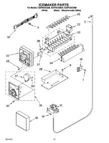 12 - Icemaker Parts, Optional Parts (Not Included) parts for Whirlpool Refrigerator ES5FHAXSA00 from AppliancePartsPros.com