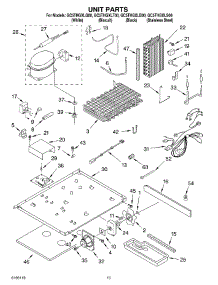 09 - Unit parts for Whirlpool Refrigerator GC5THGXLQ00 from AppliancePartsPros.com