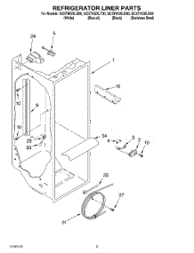 02 - Refrigerator Liner parts for Whirlpool Refrigerator GC5THGXLT00 from AppliancePartsPros.com