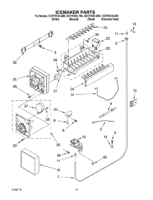12 - Ice Maker parts for Whirlpool Refrigerator GC5THGXLT00 from AppliancePartsPros.com