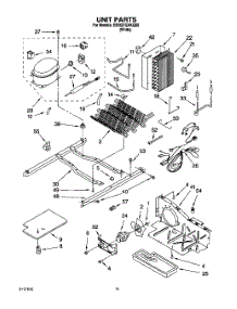 09 - Unit parts for Whirlpool Refrigerator ED0GTQXKQ00 from AppliancePartsPros.com