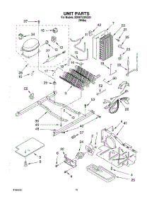 09 - Unit parts for Whirlpool Refrigerator ED0GTQXKQ01 from AppliancePartsPros.com